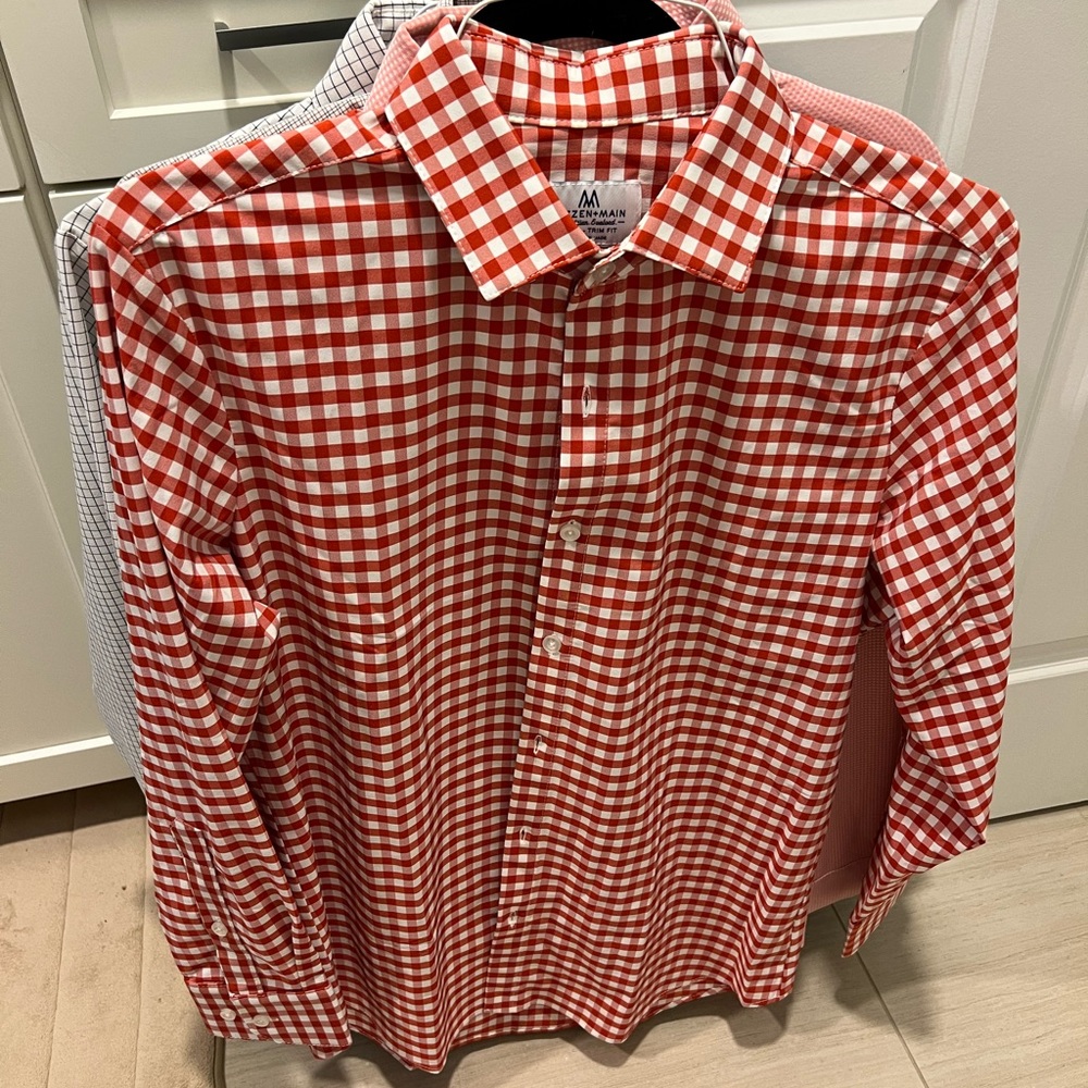 Batch of 5 Mizzen and Main men’s dress shirts. Size M- barely worn!! - Picture 3 of 3